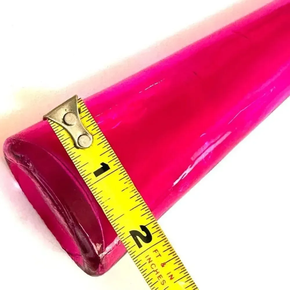 Vintage pink bottle with cork